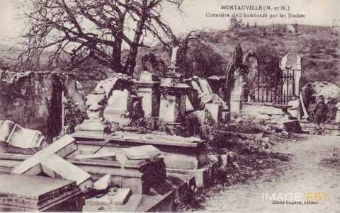 Cimetière bombardé  (Montauville)